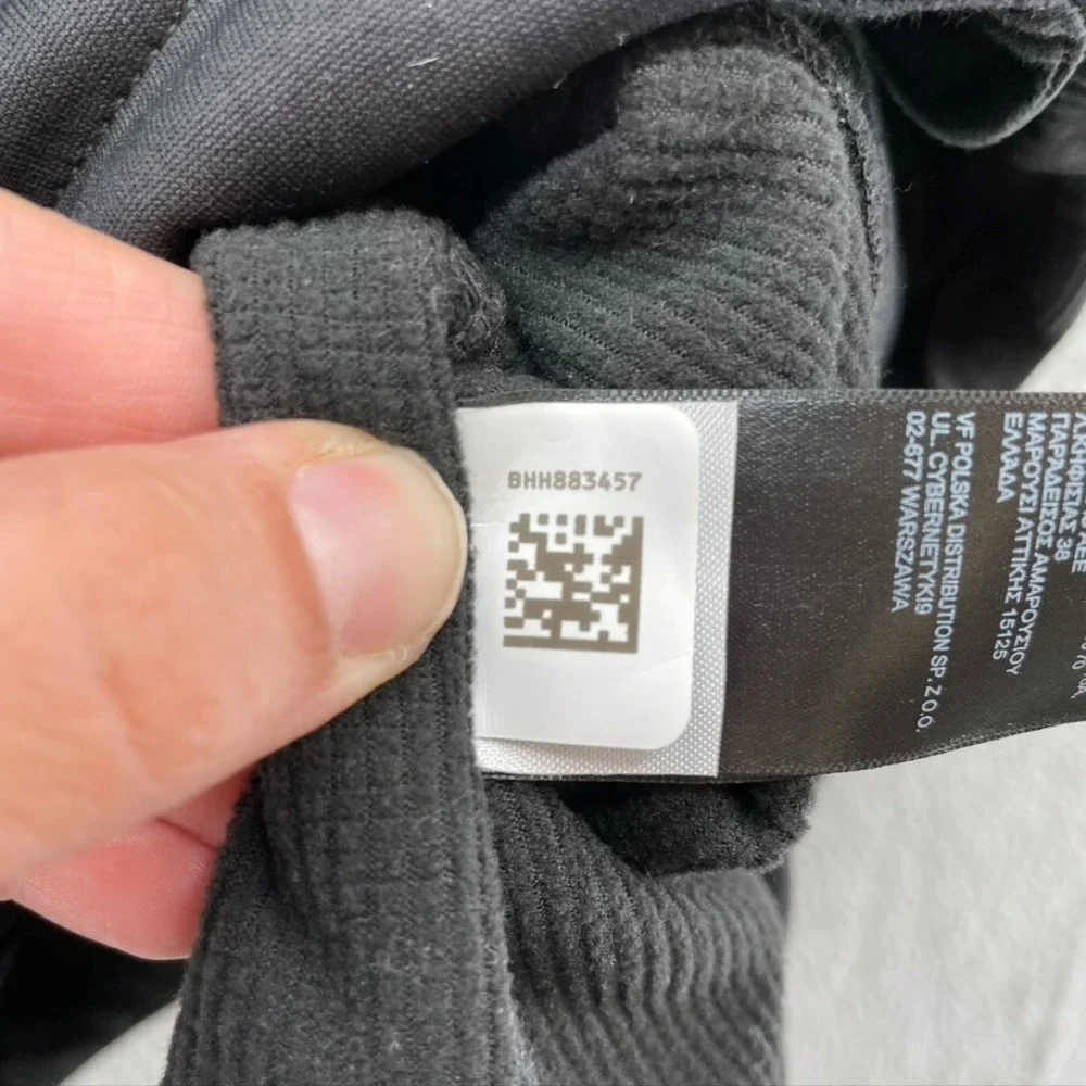 The North Face Fleece Lined Windwall Full Zip Vest Mens Small Black JWB Outdoor
